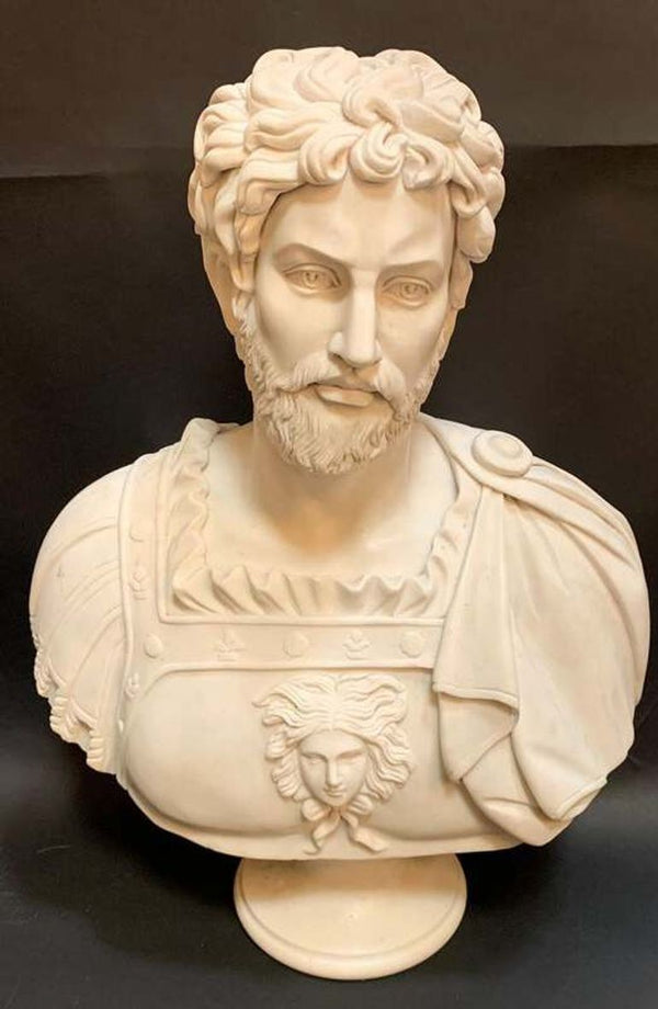Late 19th Century Italian Marble Bust of an Emperor