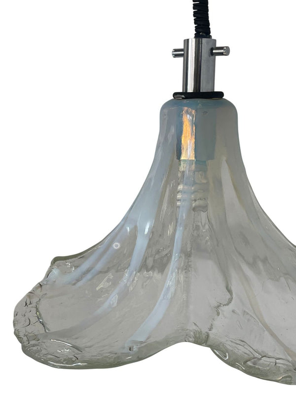 Murano Glass Petal Pendant Designed by Carlo Nason for Mazzega, Italy, 1970's.