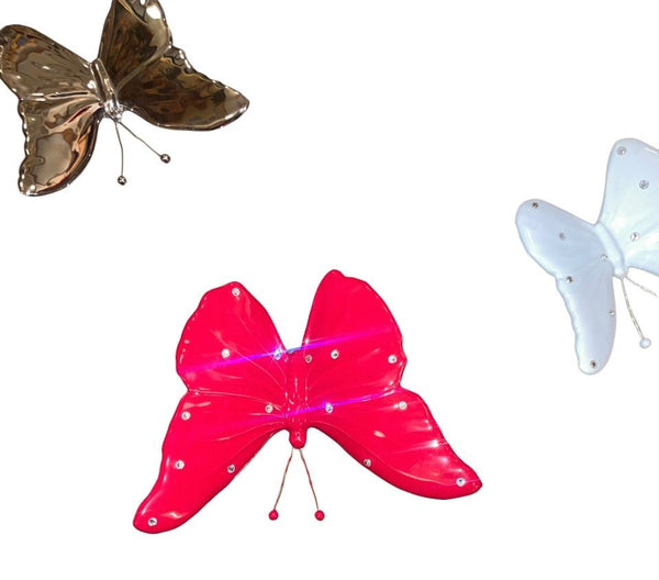 Set of Twenty Three Italian Porcelain Butterflies, 1970's.