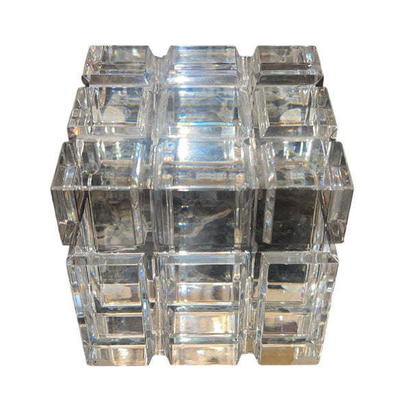Seven Baccarat Pieces Including Crystal Paperweights and Sirius Crystal Sphere
