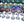 Load image into Gallery viewer, Set of Sixty Cut Crystal Colored Wine &amp; Cordial Glasses. Czech Republic Mid-20th
