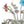 Load image into Gallery viewer, Venetian Murano Glass Floral Floor Lamp, Multicolor, Italy, 1950's.

