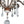 Load image into Gallery viewer, 20th Century French Wrought Iron Rock Crystal Chandelier
