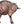 Load image into Gallery viewer, Manfred Gettman Attrib. Brown &amp; Black Obsidian Bull Sculpture. Germany, 20th C.
