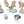 Load image into Gallery viewer, Set of Nine Herend Fishnet Porcelain Animal Figurines

