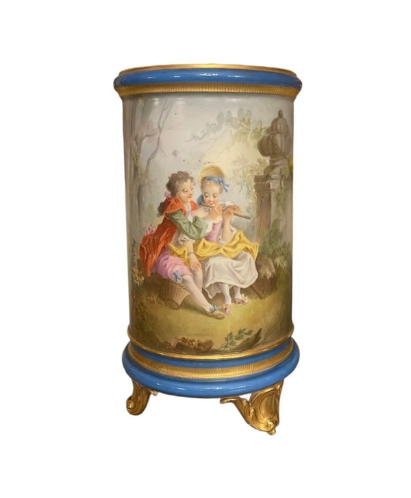 Set of Three Late 19th Century Sèvres Style Porcelain Vases