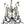 Load image into Gallery viewer, Elegant Italian Rock Crystal &amp; Black Metal Chandelier. 20th Century.
