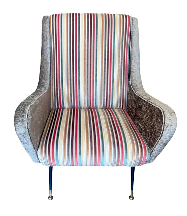 Pair of Marco Zanuso Lounge Chairs. Italy, 1950's.