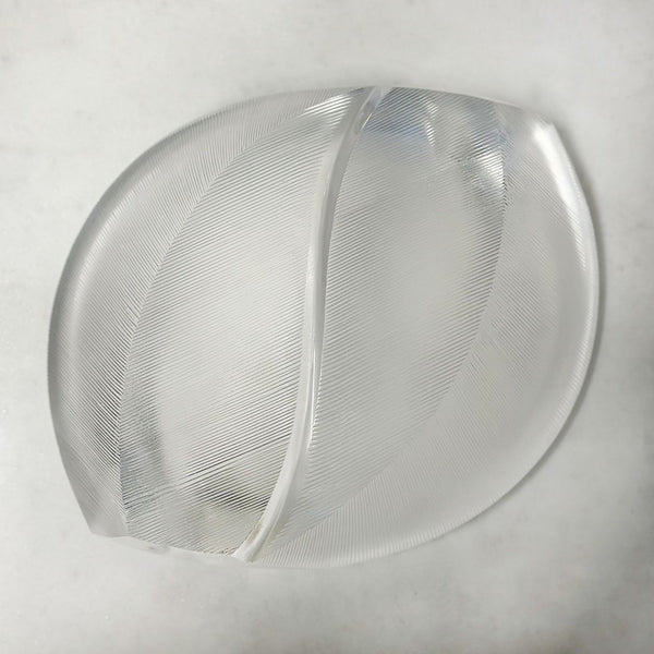 Set of Glass "Yseult" Bowl and Ashtray by Lalique, France
