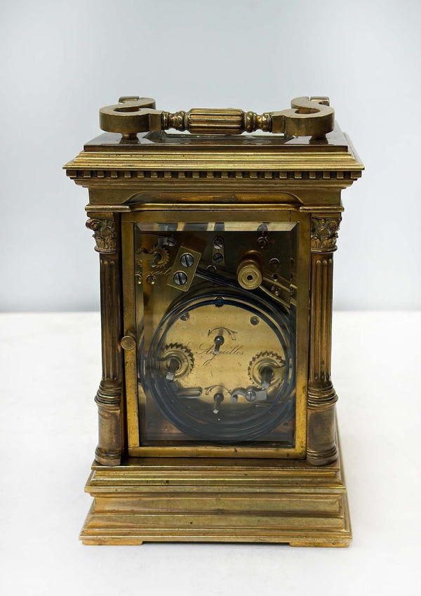 French Early 20th Century Carriage Clock by A. Dumas