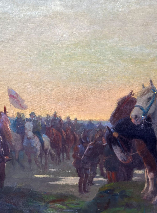 "La Armada" Oil on Canvas by F. Stonelake RWA