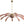Load image into Gallery viewer, Pair Barovier &amp; Toso Murano Glass Fuochi d’Artificio “Fireworks” Chandeliers
