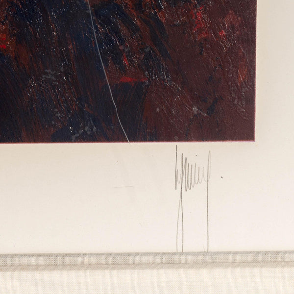 Mark King (1931–2014) Serigraph – "Lone Tusker, 1991" U.S.A.