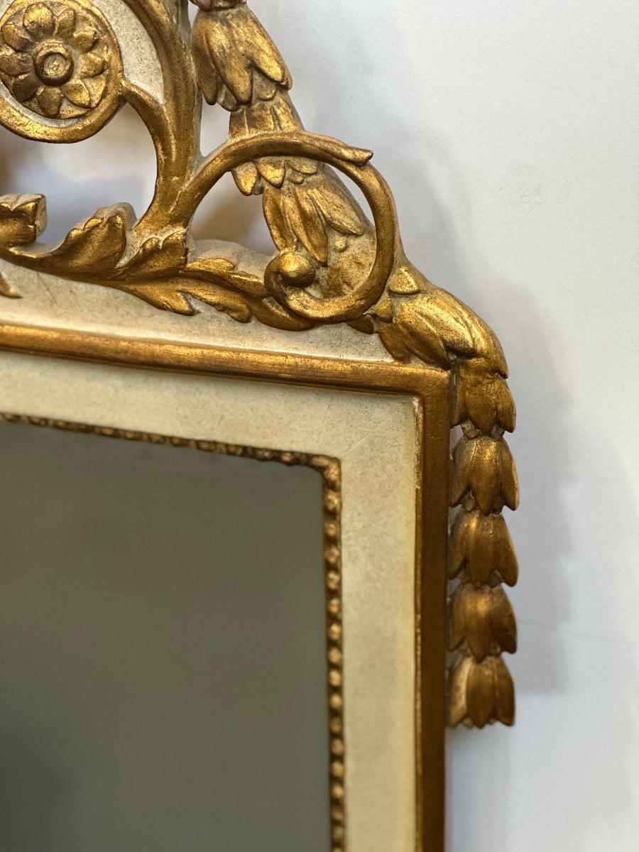 French 19th Century Giltwood Wedgwood Mirror W  Beveled Glass – Pegaso 