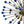 Load image into Gallery viewer, Italian Sputnik Chandelier Cobalt Blue Murano Glass Spheres, Early 21st Century.
