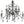 Load image into Gallery viewer, French 1950&#39;s Wrought Iron, Cut Glass and Rock Crystal Chandelier
