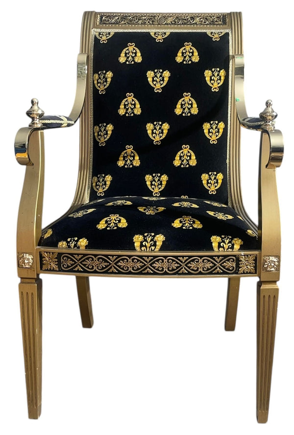 Pair of Versace for Cappelletti Cantu Armchairs. Italy, 1990's.