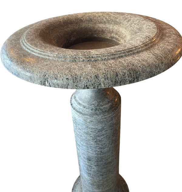 Pair of Monumental 19th-Century Italian Granite Pedestal Planters