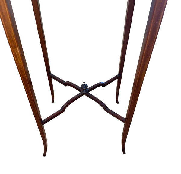 Petite 19th Century French Vanity Table with Mirror