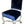 Load image into Gallery viewer, Set of Eight Italian Early 20th C. Gilded and Painted Chairs with Blue Velvet
