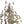 Load image into Gallery viewer, Glamorous Italian 22K Gold Leaf &amp; Rock Crystal Chandelier. 20th Century.
