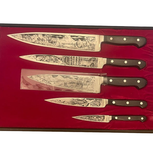 J.A. Henckels America’s Bicentennial Knife Set 1976 Limited Edition