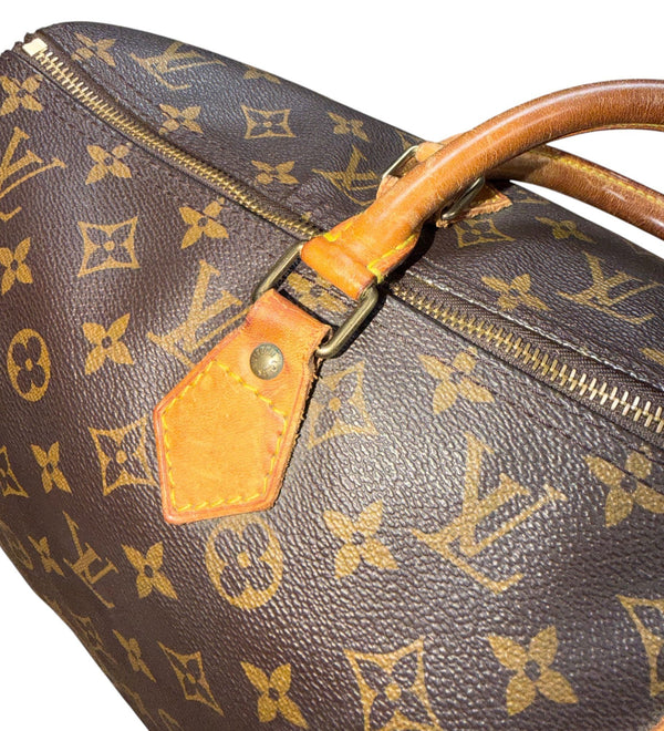 Vintage Louis Vuitton Monogram Speedy 40 Handbag, France, 1992.
