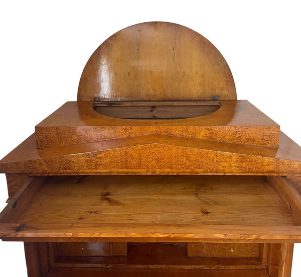19th Century Biedermeier Secretary Desk with Secret Compartments
