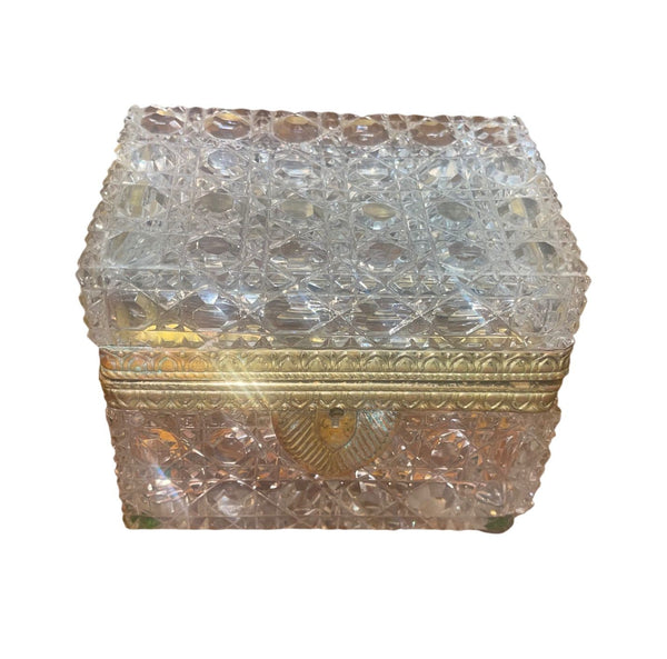 Exceptional Set of Three Baccarat Crystal Jewelry Boxes. Late 19th Century.