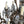 Load image into Gallery viewer, Monumental 19th Century French Solid Bronze Chandelier with Baccarat Glass
