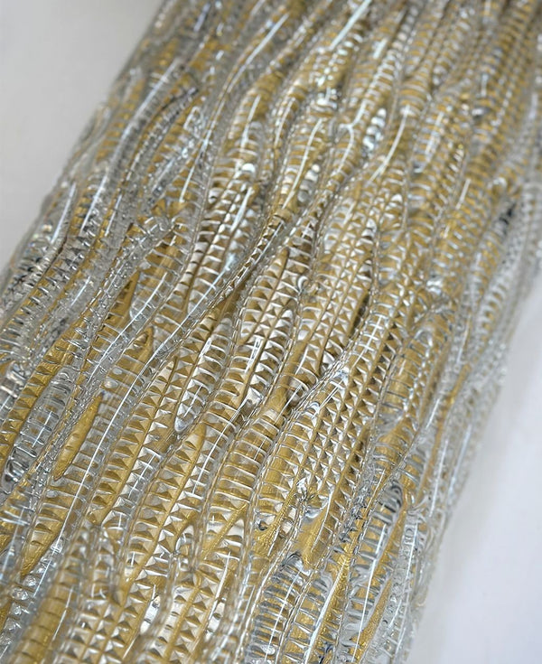 Set of Three Vintage Italian Murano Glass Sconces, c. 1970's