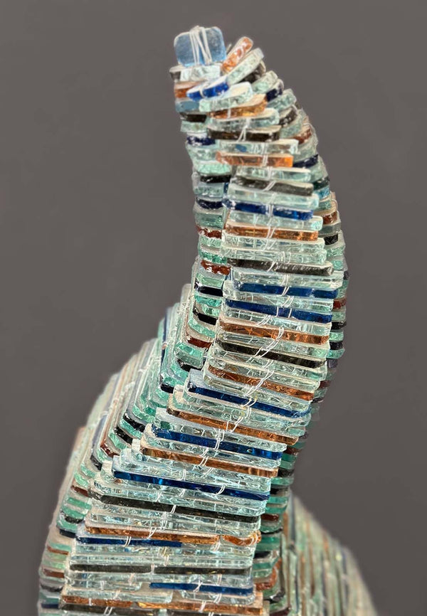 Abstract Murano Stacked Glass Lamp