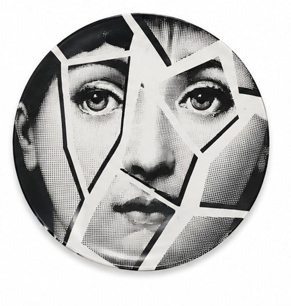 Set of Eight Fornasetti Lina Cavalieri Porcelain Plates