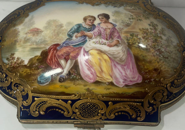 19th Century French Sèvres Porcelain Box