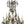 Load image into Gallery viewer, French 19th Century Bronze Chandelier with Baccarat Style Cut Glass
