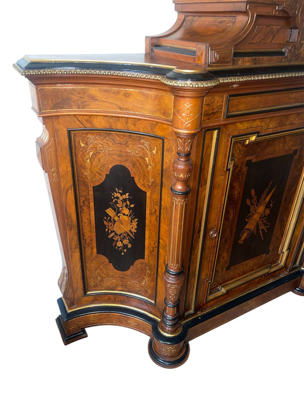 American Victorian Renaissance Revival Cabinet, circa 1875.