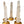 Load image into Gallery viewer, Set of Five Rock Crystal Obelisk Towers on Giltwood Bases. U.S.A. 20th Century.

