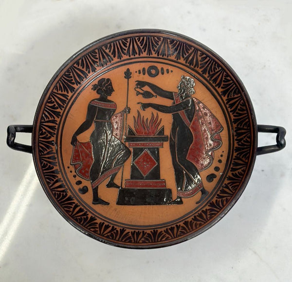 Late 19th Century Greek Ceramic Attic Ware Set