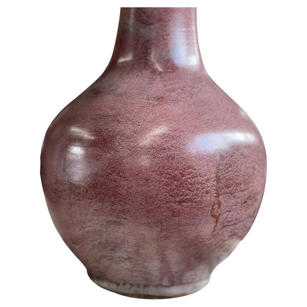 18th Century Oxblood Red Chinese Porcelain Vase