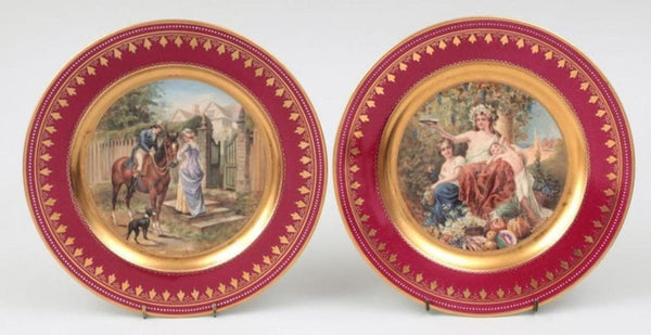 Set of Twelve Late 19th Century Royal Vienna Plates