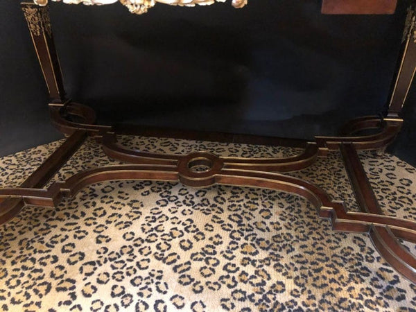 Louis XVI Style Gilt Bronze Mounted Center Table by Paul Sormani