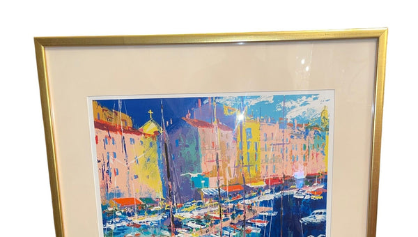 LeRoy Neiman “St. Tropez” Signed Serigraph, 1995.