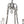 Load image into Gallery viewer, French 1950's Rock Crystal Chandelier with Silver Leaf Finish
