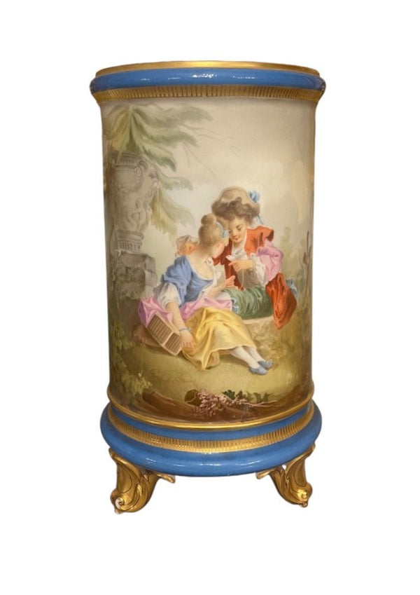 Set of Three Late 19th Century Sèvres Style Porcelain Vases