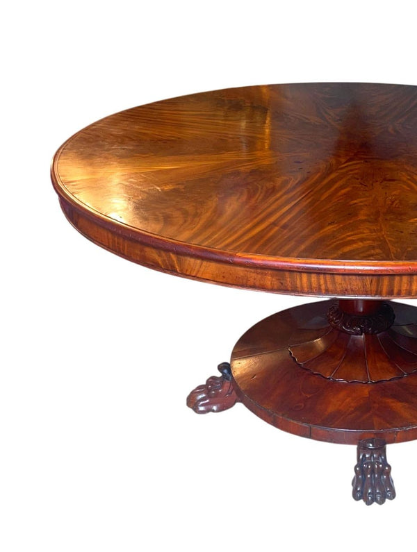 19th Century Mahogany Tilt-Top Breakfast Table