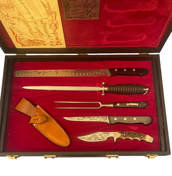 J.A. Henckels America’s Bicentennial Knife Set 1976 Limited Edition