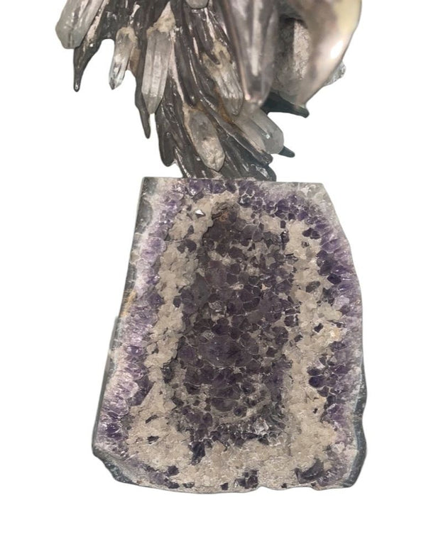 Amador Braojos “The Eagle’s Head” Gemstones & Sterling Silver Sculpture, Ed. 3/7