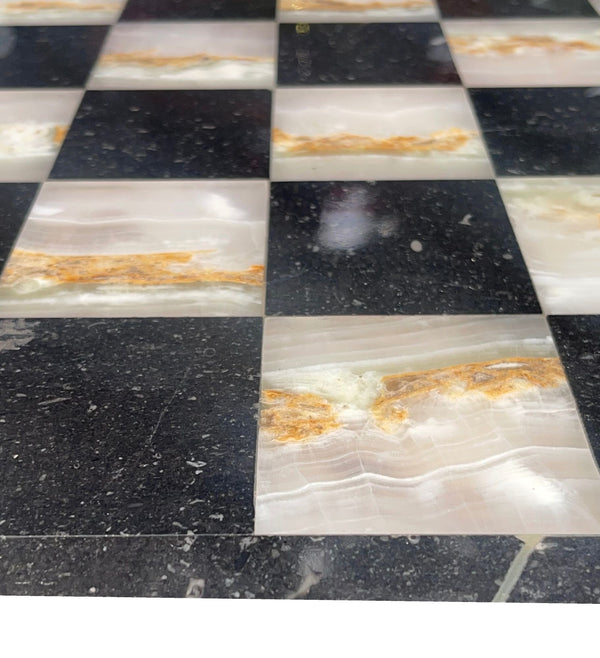 Fürstenberg Porcelain Chess Set on Marble Board, c.1947.