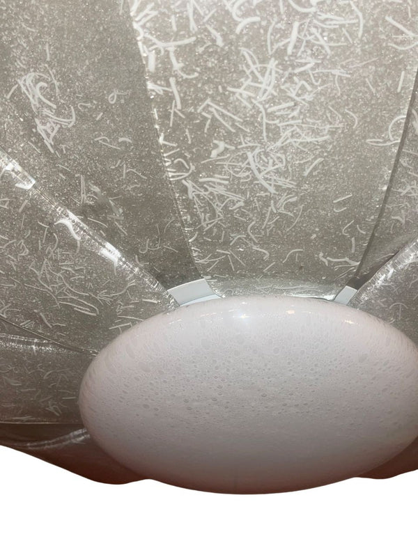 Vintage Murano Graniglia Glass Flush Mount by Aureliano Toso. Italy, 1960's.