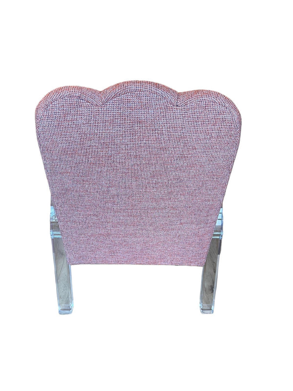 Pair of Charles Hollis Jones Waterfall Collection Lucite Armchairs. USA 1970's.